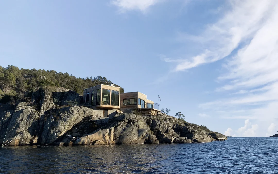 Hytte på norskekysten